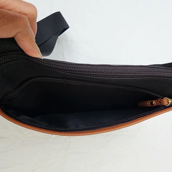 Bric's Nylon Crossbody Bag Black - Picture 5 of 8